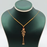 عقد ذهب عيار 21 وزن 5.58 جرام