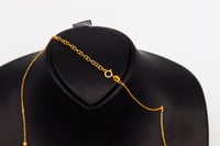 سلسال ذهب حلقات الدوريكاء عيار 21 وزن 3.3 جرام