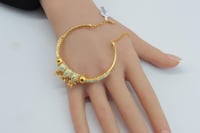 اسوارة ذهب هندي عيار 21 بتصميم عصري وزن 15.76 جرام