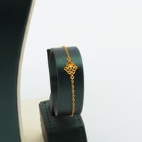 طقم ذهب ملكي عيار 21 وزن 16.10 جرام بتصميم مزدوج م...