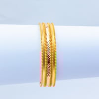 غوايش ذهب بكج رولكس مطفي ولمّاع عيار 21 وزن 20.94...