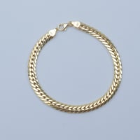 سوارة ذهب الجنزير عيار 18 وزن 3.37 جرام