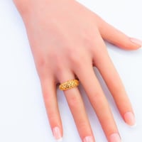 خاتم ذهب عيار 21 وزن 1.45 جرام