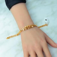 اسوارة جنزير ذهب عيار 21 مميزة وزن 12.3 جرام