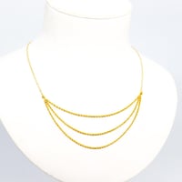 سلسال المبروم ثلاثة دور عيار 21 وزن 2.25 جرام