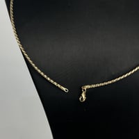 عقد طوق سوبر ايطالي مبروم عيار 18 وزن 3.3 جرام