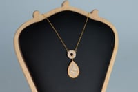 سلسال ذهب البوشرون تصميم الماس عيار 21