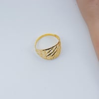 خاتم ذهب فخم عيار 21 وزن 1.8 جرام