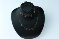 كلكشن ذهب سلسال مع الاسوارة تصميم الماسي عيار 18