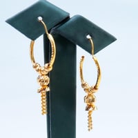 افضل حلق دائري ذهب عيار 21 فخم بوزن 2.54 جرام