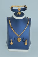 طقم ذهب التايقر عيار 21 وزن 19.6 جرام