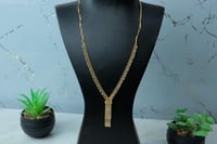 سلسال ذهب فخم للنساء عيار 18 تصميم كرات ليزر وزن 9...