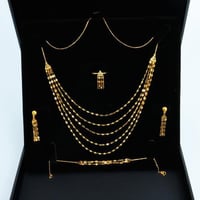 طقم ذهب الشلال خمسة دور عيار 21