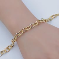 سوار ذهب أنيق عيار 18 وزن 5 جرام - تصميم عصري