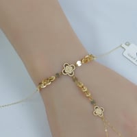 كف ذهب ناعم عيار 18 وزن 1.1 جرام