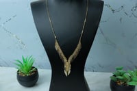 عقد ذهب فخم بتصميم ياباني عيار 18 | الوزن 7.6 جرام