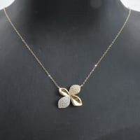 سلسال ذهب الباسكال تصميم الماسي عيار 18 وزن 1.3 جر...