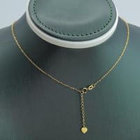 عقد ذهب كرات الببلز عيار 21 وزن 1.6 جرام