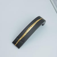 سوارة ذهب غصن الزيتون عيار 21 وزن 6.74 جرام