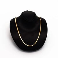 عقد ذهب الفلات سادة عيار 18 وزن 6.2 جرام