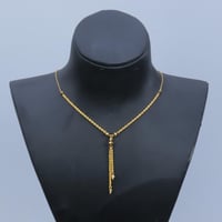 سبحة ذهب عيار 21 وزن 2.53 جرام - سلسال طويل