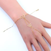 كف ذهب الفراشة عيار 18 وزن 1.37 جرام