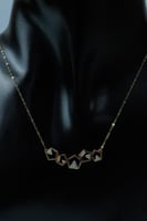 سلسال ذهب تصميم الماسي عيار 18 وزن 1.7 جرام