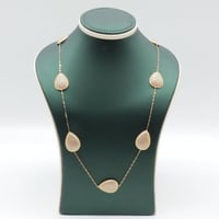 شال ذهب البوشرون ثقيل وراهي تصميم الماسي عيار 18 و...