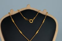 عقد ذهب انفينيتي عيار 21 وزن 9.5 جرام