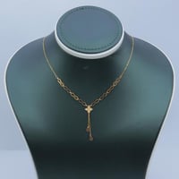 سلسال ذهب عيار 21 وزن 0.95 جرام