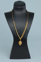 طقم ذهب التايقر عيار 21 وزن 19.6 جرام