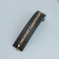 اسوارة ذهب ايطالي عيار 18 ذهب صافي وزن 4.61 جرام