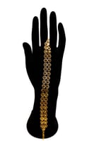 سوارة ذهب باولاء عيار 21 وزن 9.7 جرام