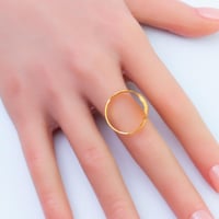 خاتم ذهب عيار 21