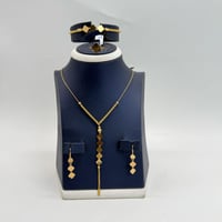 طقم ذهب تصميم الفان كليف عيار 21 وزن 8.4 جرام