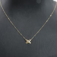 سلسال ذهب نواعم تصميم الماسي عيار 18 وزن 0.55 جرام