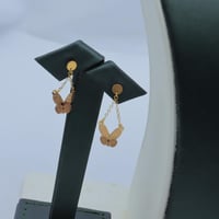 طقم ذهب عيار 21 وزن 3.7 جرام