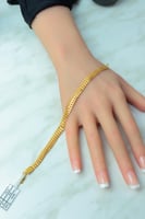 اسوارة ذهب عيار 21 تصميم غصن الزيتون بوزن 7 جرام