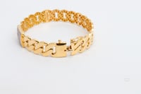 سوارة موناكو مع خاتم ذهب عيار 18 بوزن 17.8 جرام