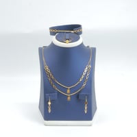 طقم ذهب السبيكة دورين عيار 21 وزن 4.2 جرام