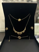 طقم عيار 21 وزن 9.7 جرام