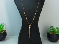 سبحه ذهب نسائي عيار 21 مطعم بالميناء بوزن 5.4 جرام