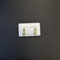 حلق طبي ذهب عيار 18 وزن 0.3 جرام - مناسب للأطفال