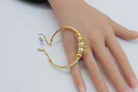 اسوارة ذهب هندي عيار 21 بتصميم عصري وزن 15.76 جرام