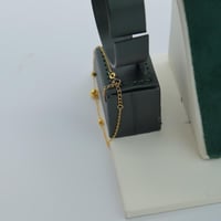 طقم ذهب الببلز عيار 21 دورين وزن 4.1 جرام