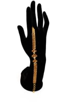 سوارة ذهب غصن الزيتون بتصميم الفان كليف عيار 21 وز...