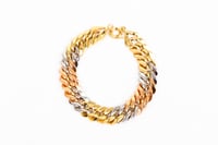 سوارة ذهب جنزير تصميم ايطالي من الذهب الخالص عيار...