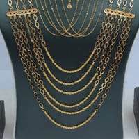 طقم ذهب ملكى للعروس عيار 21 شلال وزن 13.64 جرام