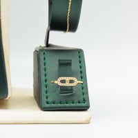 طقم ذهب المسيكاء تصميم الماسي عيار 18 وزن 5.9 جرام