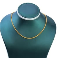 سلسال ذهب المبروم عيار 21 وزن 3.7 جرام